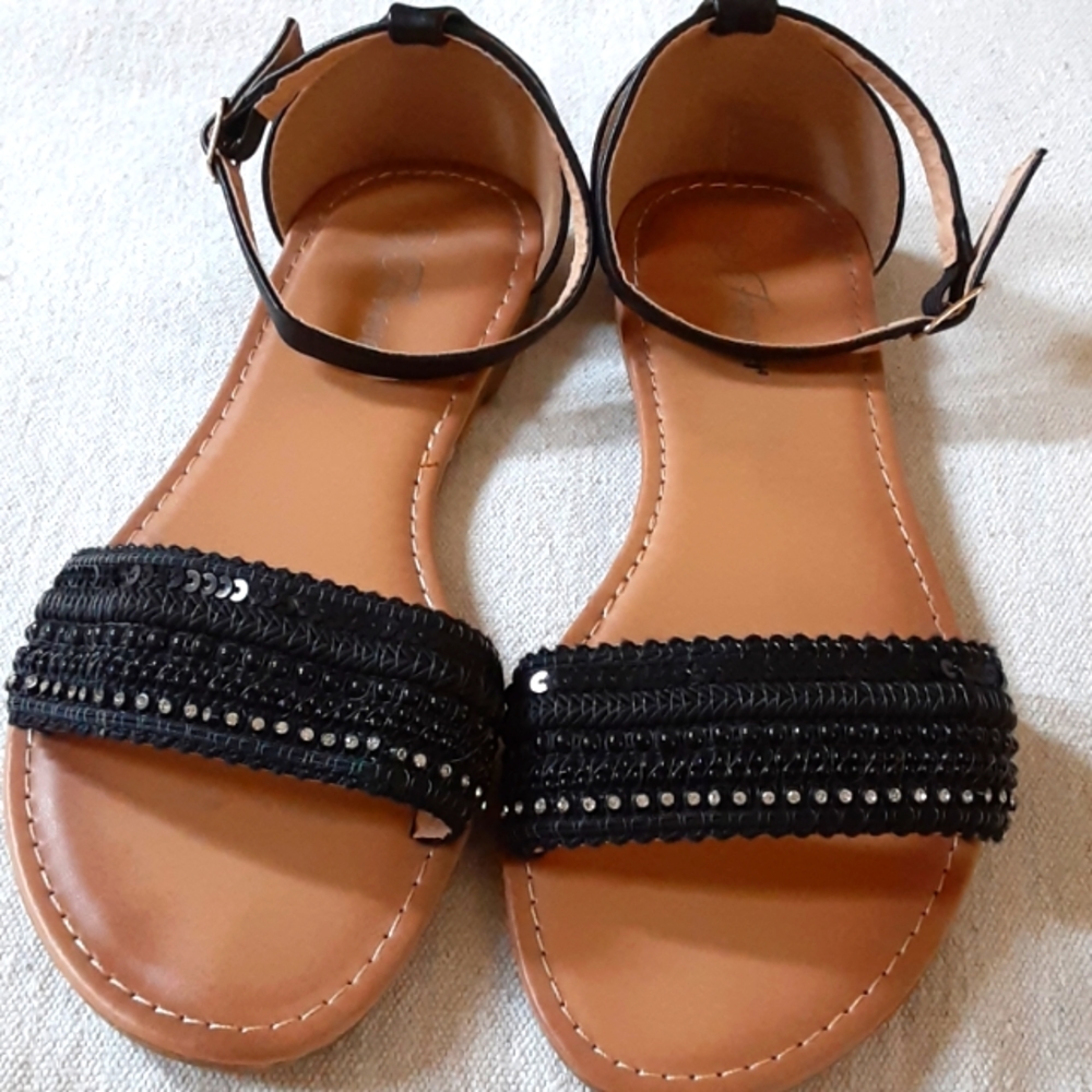 Cute black sandals